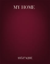 My Home SATB choral sheet music cover